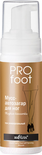 Изображение товара Мусс-автозагар Belita Pro Foot Жидкие колготки (175мл)