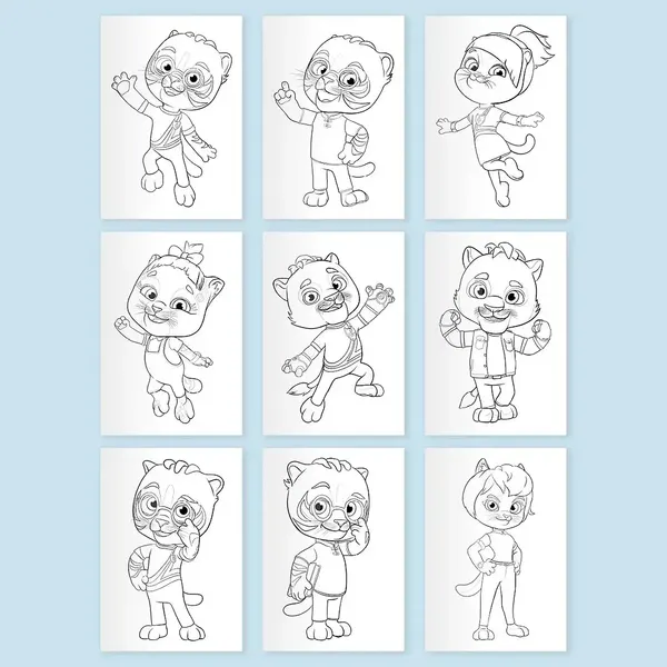 Изображение товара Раскраска Проф-Пресс Макси-постер. Супермяу / 9785378345953