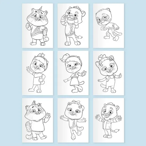 Изображение товара Раскраска Проф-Пресс Макси-постер. Супермяу / 9785378345953