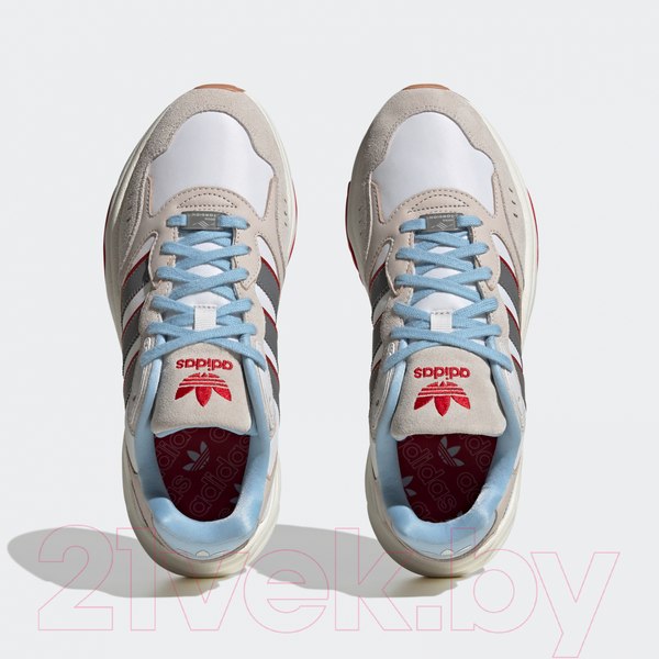 Изображение товара Кроссовки Adidas Retropy F97 / HP6384 (р.8, серый/красный/голубой)
