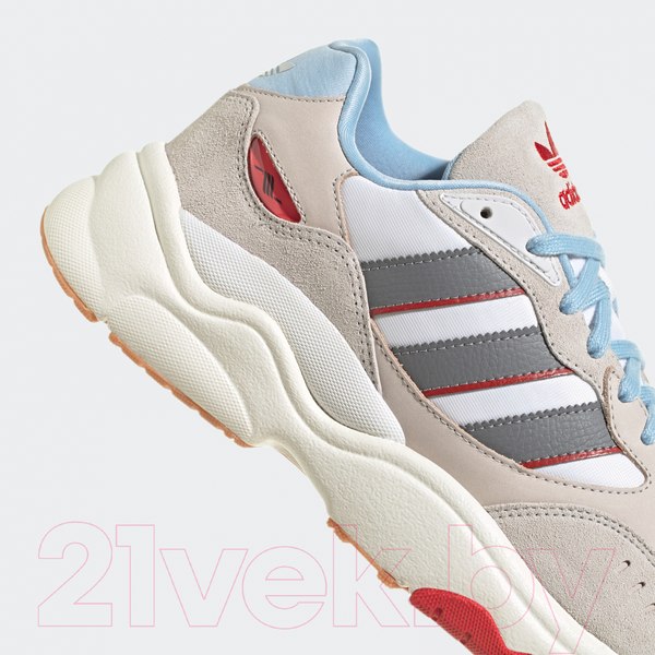 Изображение товара Кроссовки Adidas Retropy F97 / HP6384 (р.8, серый/красный/голубой)