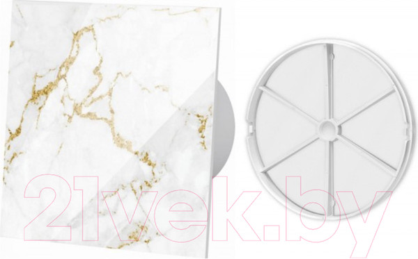 Изображение товара Вентилятор накладной AirRoxy dRim 125RMS-C185 (с обратным клапаном d-125)