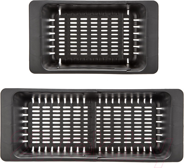 Изображение товара Мойка кухонная STELLAR S6050NB-A (нано черный, c доской)