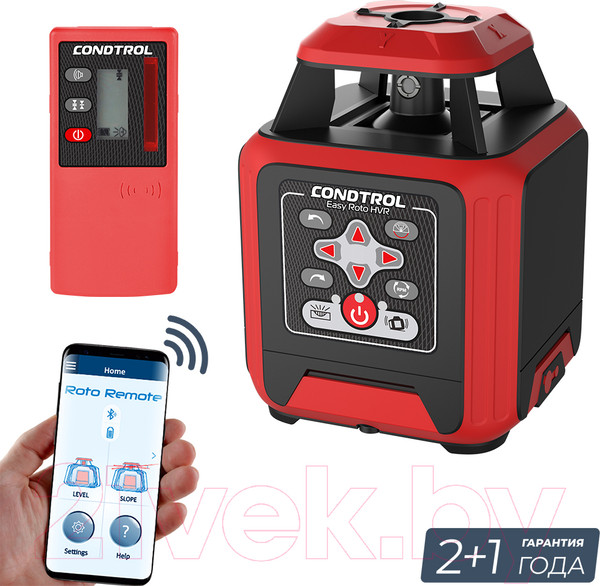 Изображение товара Лазерный нивелир Condtrol Easy Roto HVR / 7-2-113