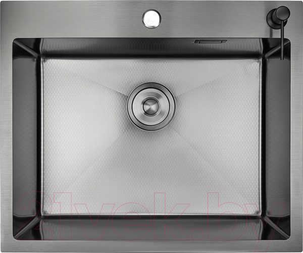 Изображение товара Мойка кухонная STELLAR Decor S6550NB-D (нано черный)
