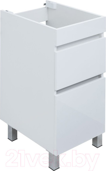 Изображение товара Тумба под умывальник Aquanet Вега 40 / 329122 (белый глянец)