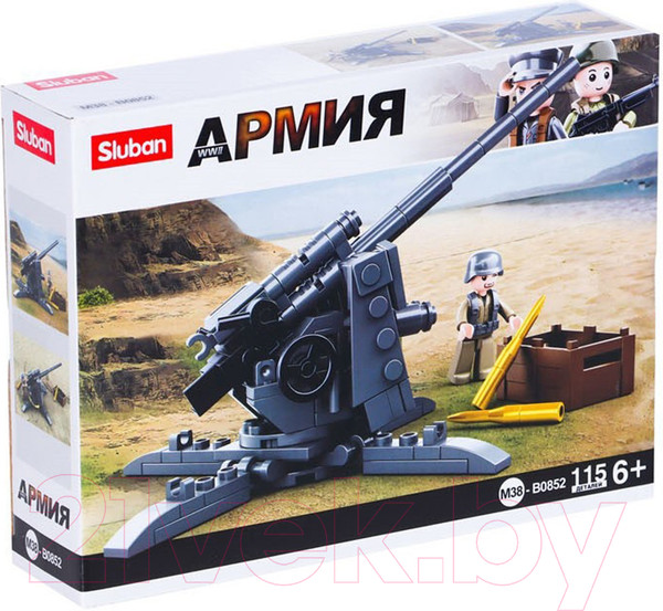 Изображение товара Конструктор Sluban Армия ВОВ Артиллерийский расчет / M38-B0852