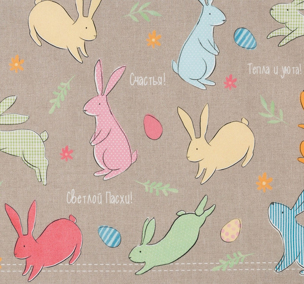 Изображение товара Дорожка на стол Этель Зайцы / 4682725 (30x70)