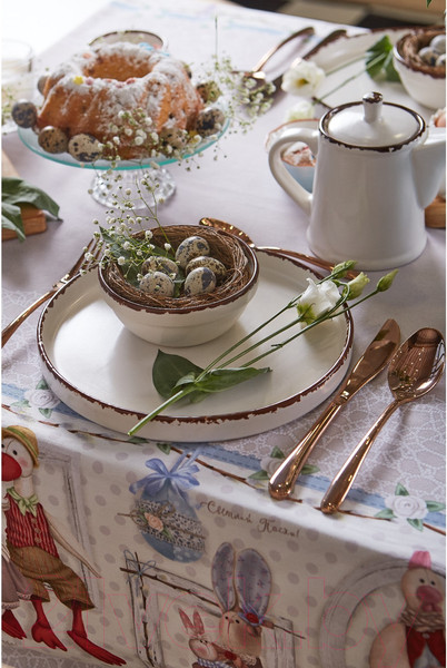Изображение товара Скатерть Этель Пасхальные Тильды / 4682719