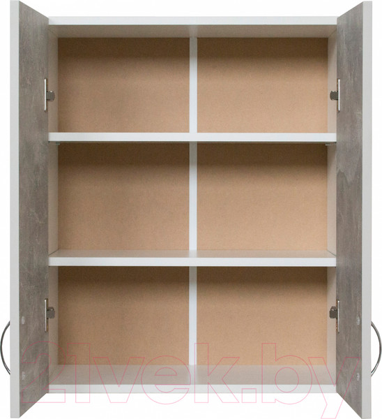 Изображение товара Шкаф навесной для кухни Компас-мебель КС-001-18Д1 800мм (белый/бетон)