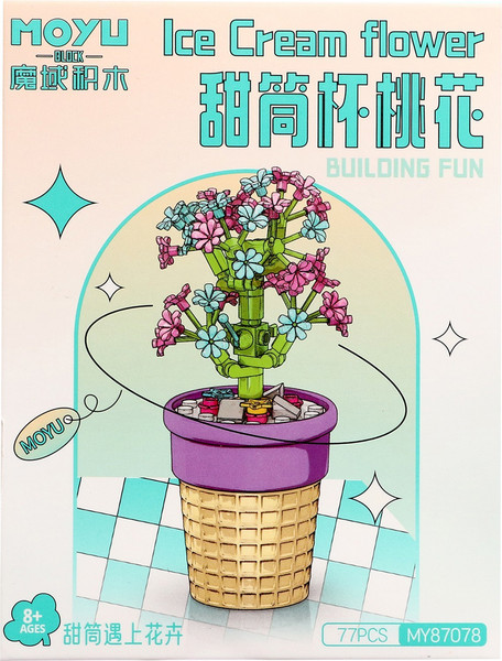 Изображение товара Конструктор MoYu Цветы. Сакура в горшочке MY87078 / 9828388