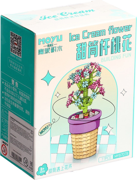 Изображение товара Конструктор MoYu Цветы. Сакура в горшочке MY87078 / 9828388