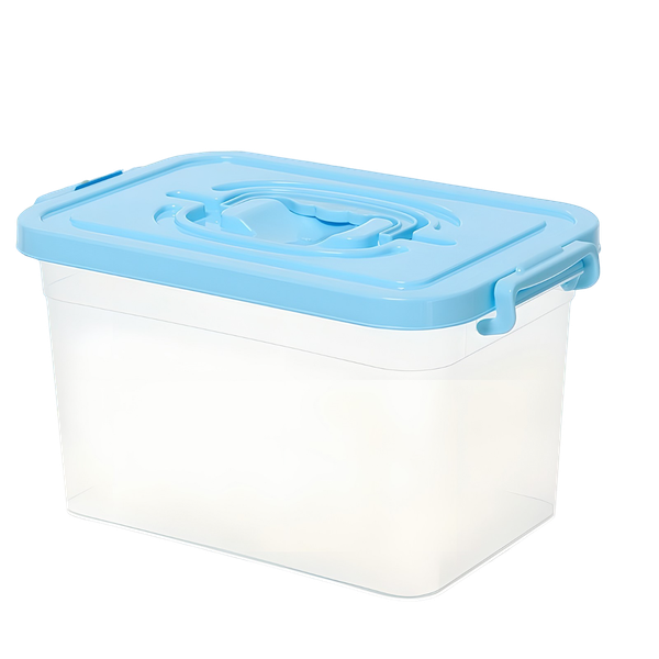 Изображение товара Контейнер для хранения Соломон С крышкой / 9897546 (голубой)
