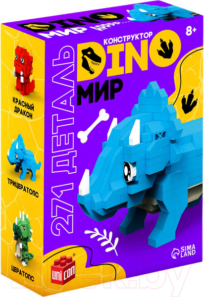 Изображение товара Конструктор Unicon Dino Мир 60194 / 9685790