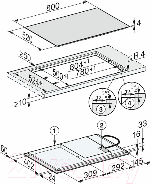Изображение товара Индукционная варочная панель Miele KM 7373 FL
