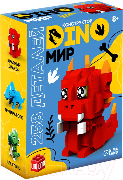 Изображение товара Конструктор Unicon Dino Мир 60193 / 9685789