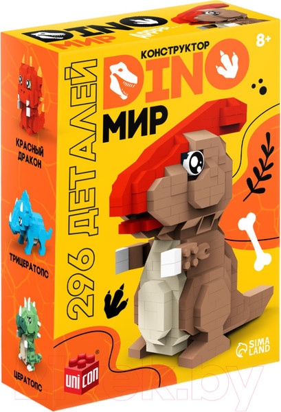 Изображение товара Конструктор Unicon Dino Мир 60192 / 9685788