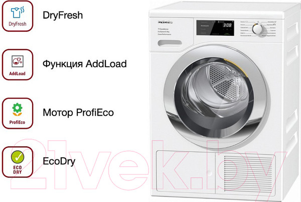 Изображение товара Сушильная машина Miele TEF 765 WP ChromeEdition / 12EF7652RU