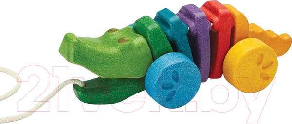 Изображение товара Игрушка-каталка Plan Toys Танцующий крокодил / 1416
