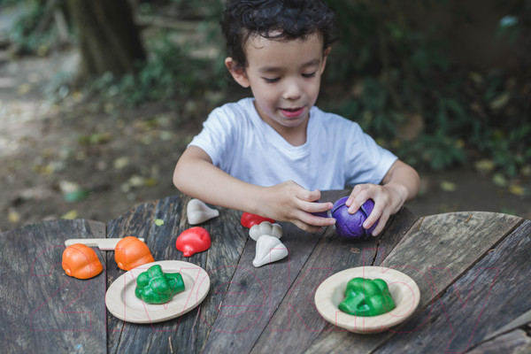 Изображение товара Набор игрушечных продуктов Plan Toys Нарежь овощи / 3431