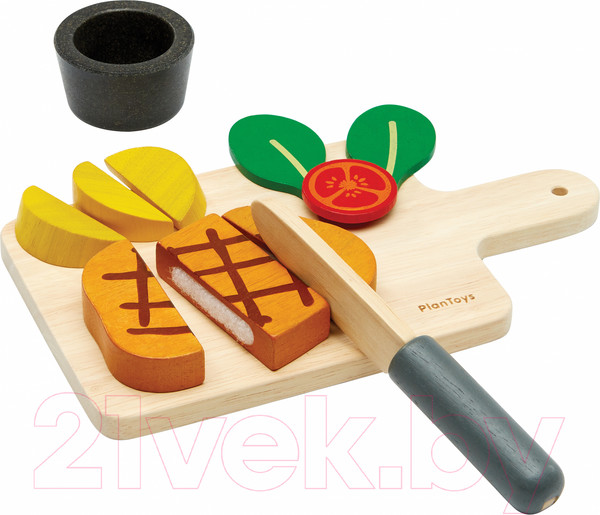 Изображение товара Набор игрушечных продуктов Plan Toys Мясо / 3630