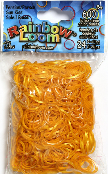 Изображение товара Набор для плетения Rainbow Loom Набор резинок / B0138 (солнечный поцелуй)