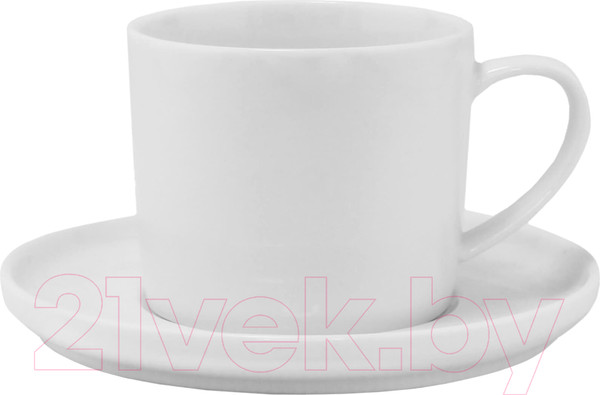 Изображение товара Чашка с блюдцем Lenardi Bianco 118-039