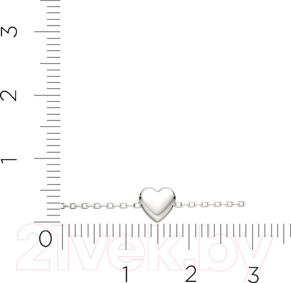 Изображение товара Браслет из серебра ZORKA 0650022 (18см)