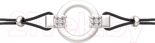Изображение товара Браслет из серебра ZORKA 0670045.01.ZZ (18см, с фианитами)