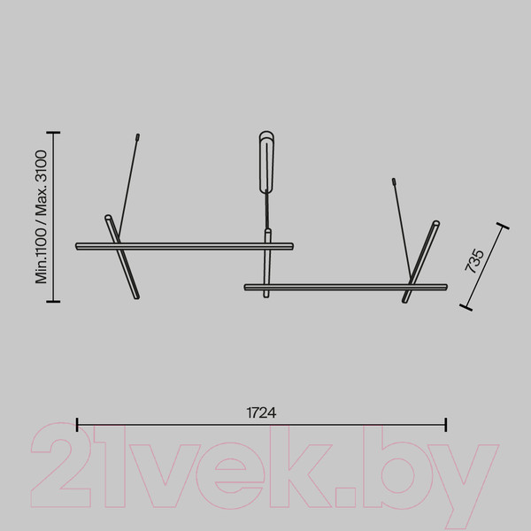 Изображение товара Люстра Maytoni Radiance MOD278PL-L86G3K1