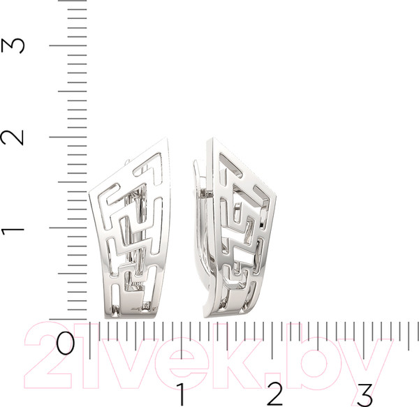 Изображение товара Серьги из серебра ZORKA 0300024