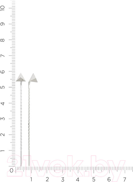 Изображение товара Серьги из серебра ZORKA 0300124