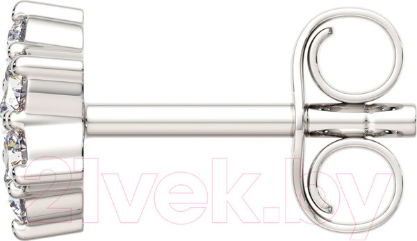 Изображение товара Серьги из серебра ZORKA 0310023 (с фианитами)