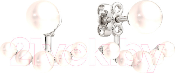 Изображение товара Серьги из серебра ZORKA 0310329 (с жемчугом)