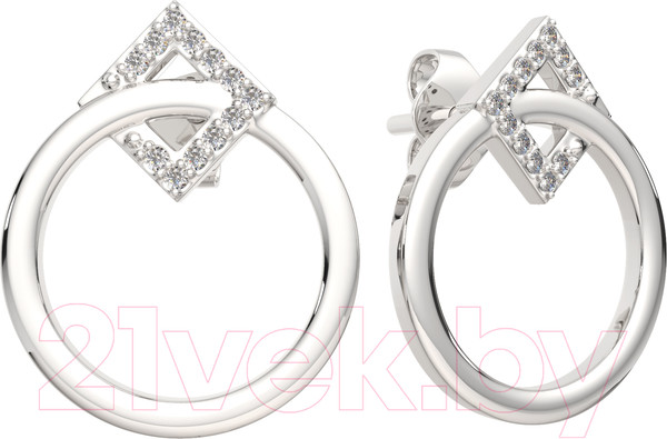 Изображение товара Серьги из серебра ZORKA 0310532 (с фианитами)