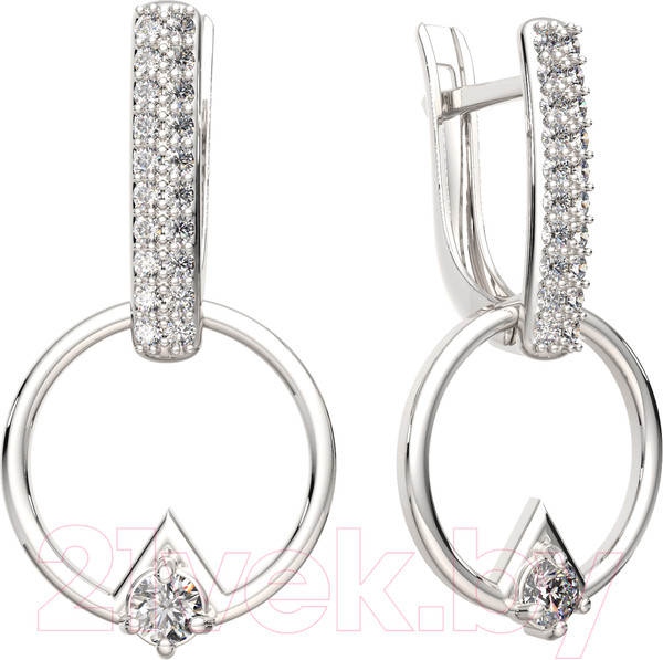 Изображение товара Серьги из серебра ZORKA 0310602 (с фианитами)