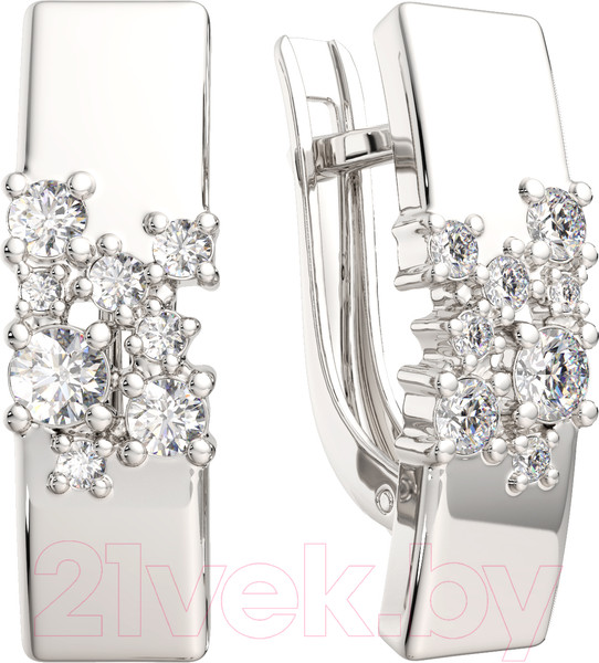 Изображение товара Серьги из серебра ZORKA 0310619 (с фианитами)
