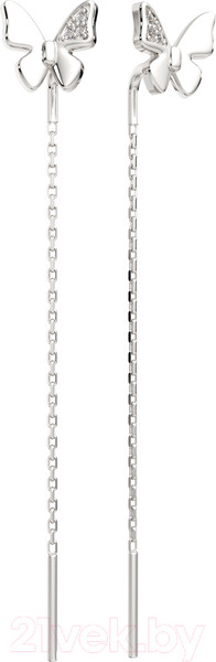 Изображение товара Серьги из серебра ZORKA 0310636 (с фианитами)