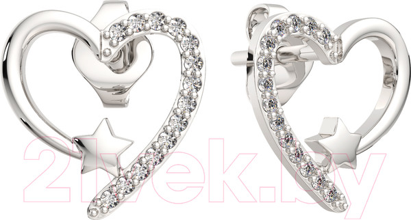 Изображение товара Серьги из серебра ZORKA 0310644 (с фианитами)
