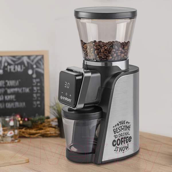 Изображение товара Кофемолка Endever Costa-1063 (стальной/черный)