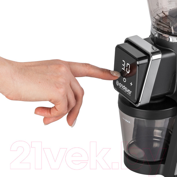 Изображение товара Кофемолка Endever Costa-1063 (стальной/черный)