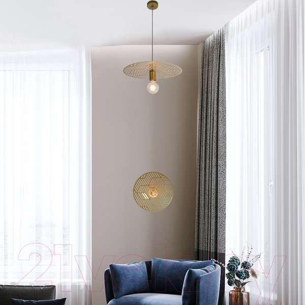 Изображение товара Потолочный светильник Элетех Марго 211 НСБ 01-60-190 Е27 / 1005405297 (золото)