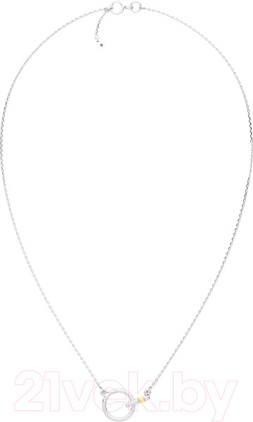 Изображение товара Колье из серебра ZORKA 0540023.G14K (45см, с золотой вставкой)