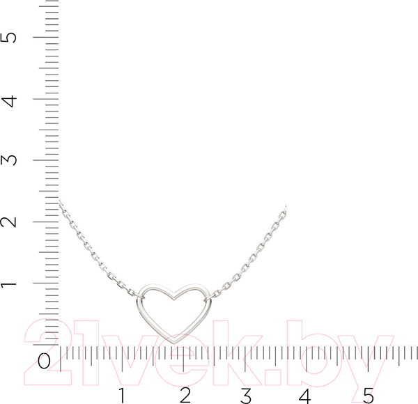 Изображение товара Колье из серебра ZORKA 0540032.ZZ (45см)