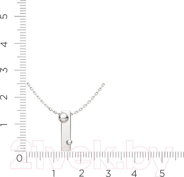 Изображение товара Колье из серебра ZORKA 0540189 (45см)