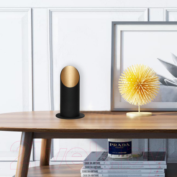 Изображение товара Прикроватная лампа Элетех Соната 150 ННБ 63-60-009 / 1005405283 (черный/золото)