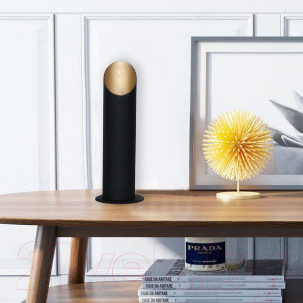 Изображение товара Прикроватная лампа Элетех Соната 250 ННБ 63-60-009 / 1005405285 (черный/золото)