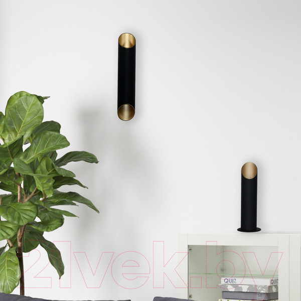 Изображение товара Прикроватная лампа Элетех Соната 250 ННБ 63-60-009 / 1005405285 (черный/золото)