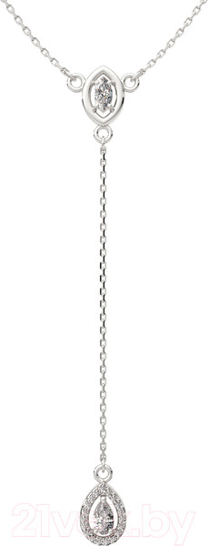 Изображение товара Колье из серебра ZORKA 0550028 (45см, с фианитами)