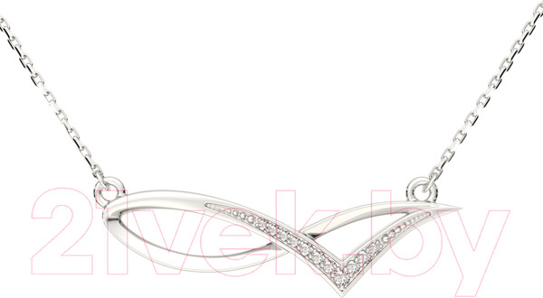 Изображение товара Колье из серебра ZORKA 0550037 (45см, с фианитами)